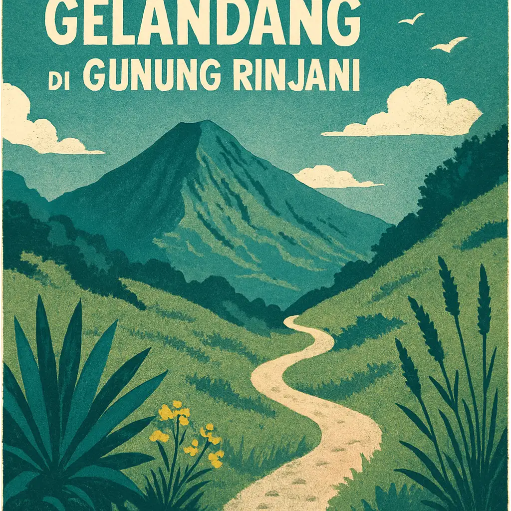 Menyusuri Jalur Pendakian Gelandang di Gunung Rinjani