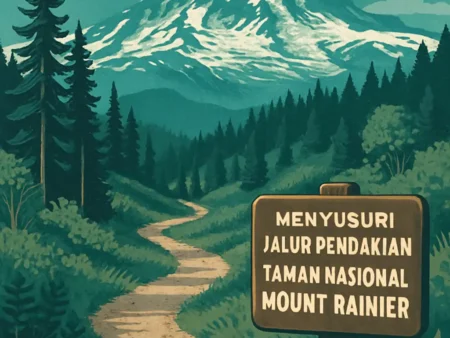 Menyusuri Jalur Pendakian Taman Nasional Mount Rainier